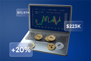 Technology visualisation of an AI automated trading system on Yieldenage